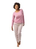 Pigiama Donna in Cotone Biologico Gamma Flores Lilo