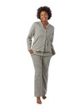 Pigiama Donna in Cotone biologico "Sigma Blocks" Sauce