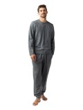 Pigiama Uomo in Cotone Biologico "Hooghly" Grigio