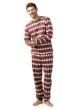 Pigiama Uomo in Cotone Biologico Xmas Prado