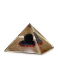 Piramide Orgonite Shungite con Incisione Cubo Metatron