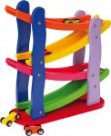 Pista Macchinine Colorata in Legno