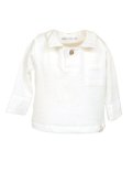 Polo Maniche Lunghe Bimbo - Off White