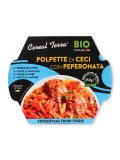 Polpette di Ceci con Peperonata Bio