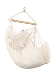 Poltrona Sospesa Habana Latte in Cotone Biologico