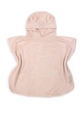 Poncho Bimba in Spugna di Bambù - Warm Pink