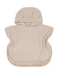 Poncho Bimbo in Spugna Waffle - Mocha Sand