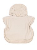 Poncho Bimbo in Spugna Waffle - Warm White