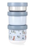 Porta Snack Impilabile Mepal Mio - 3 Pezzi - Sunshine & Rainbow