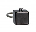 Portachiave Shungite Cubo mod. 2021 in Inox - Made in Italy