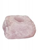 Portalumino in Quarzo Rosa