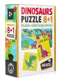 Puzzle 8+1 - Dinosaurs