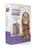Puzzle in Legno 3D Book Nook Kit - Magical Library