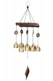 Scaccia Spiriti Feng Shui in Bronzo - 9 Campanelle