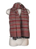 Sciarpa in Cotone - Jacquard a Righe