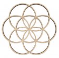Seed of Life - Seme della Vita in Legno di betulla