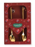 Set 2 Cucchiaini con Decorazioni Natalizie