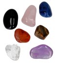 Set 7 Pietre Chakra Burattate per Energizzare l'Acqua