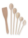 Set Cucchiai in Legno di Faggio - 6 pezzi