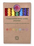 Set di Candele Attorcigliate 7 Chakra