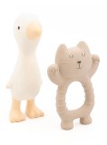Set in Gomma Naturale Gatto e Papera