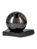 Sfera di Shungite Lucida con Supporto