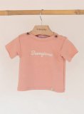 Shirt Maniche Corte con Stampa Bimba - Soft Peach