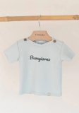 Shirt Maniche Corte con Stampa Bimbo - Water Petrol