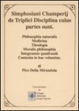 Simphosiani Champerij de Triplici Disciplina Cuius Partes Sunt — Libro