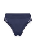 Slip Brasiliana in Pizzo - Blu