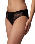 Slip Classico Pizzo Ecologico - Nero