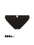 Slip Mestruale Classico Apribile - Nero