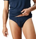 Slip Uomo in Fibra di Faggio  - Blu