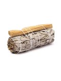 Smudge di Salvia Bianca con Bastoncini di Palo Santo - 2 pezzi