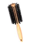Spazzola Rotonda in Legno di Faggio con Setole di Cinghiale
