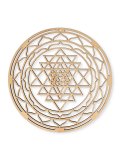 Sri Yantra in Legno di Betulla del Baltico