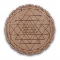 Sri Yantra Inciso su Okume