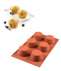 Stampo in Silicone - 6 Muffin