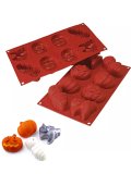 Stampo in Silicone Halloween Silikomart - 8 Formine