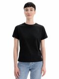 T-Shirt Donna in Cotone Bio Khira - Nera