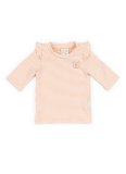 T-Shirt Mare Maniche Tre Quarti UV50+ - Pink Stripes Bear