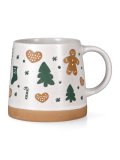 Tazza Natalizia in Grès Porcellanato Pan di Zenzero