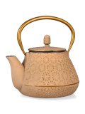 Teiera in Ghisa per Tisane in Foglia "Nara" - Beige Rosè
