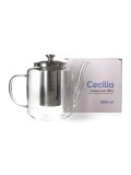 Teiera in Vetro Borosilicato con Filtro in Acciaio Inox Cecilia