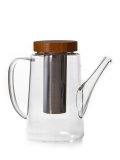 Teiera in Vetro Borosilicato e Bambù - Camilla