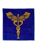 Telo Sacro Caduceo o Energia Kundalini - Stampa Dorata