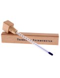 Termometro per Tè con Contenitore in Legno