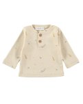 Top Maniche Lunghe Bimbo Teo - Field Print