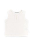 Top Smanicato Muslin Bimbo - Bianco