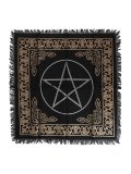 Tovaglia da Altare Esoterica con Frange - Pentagon